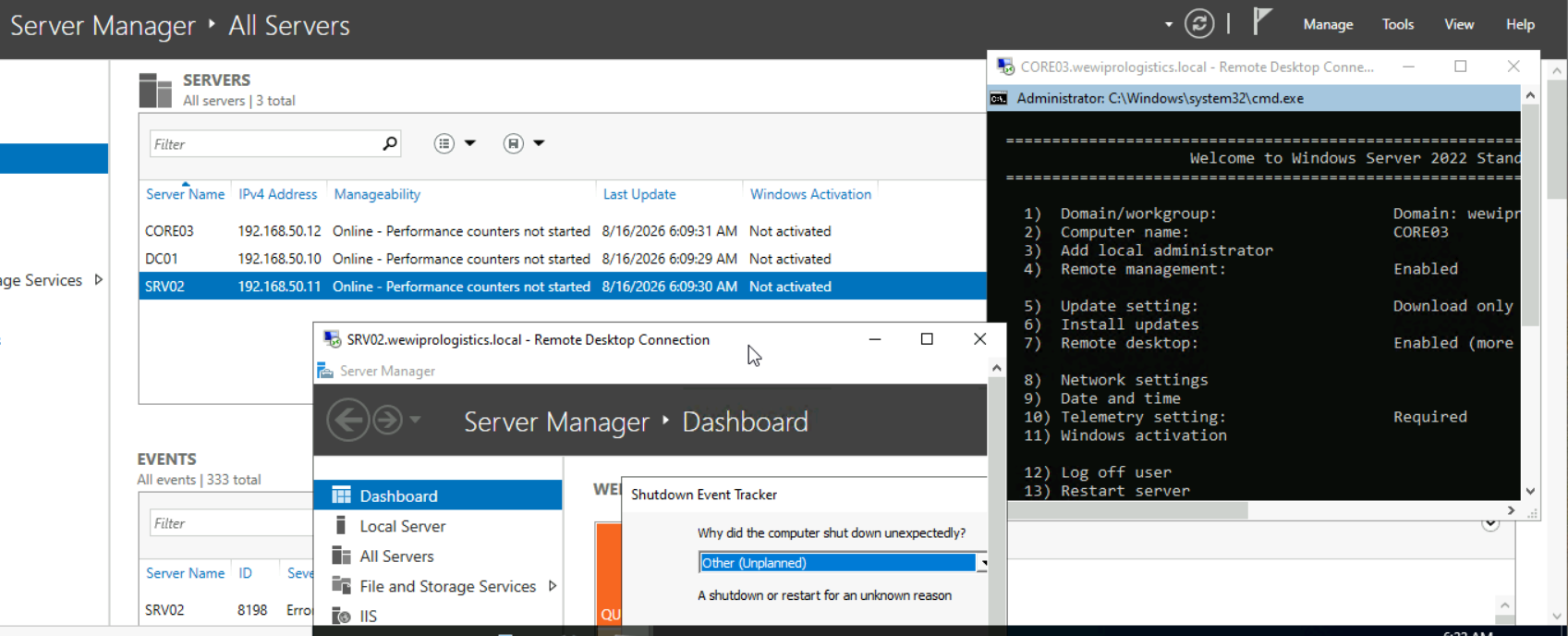 Base Build and Server Manager