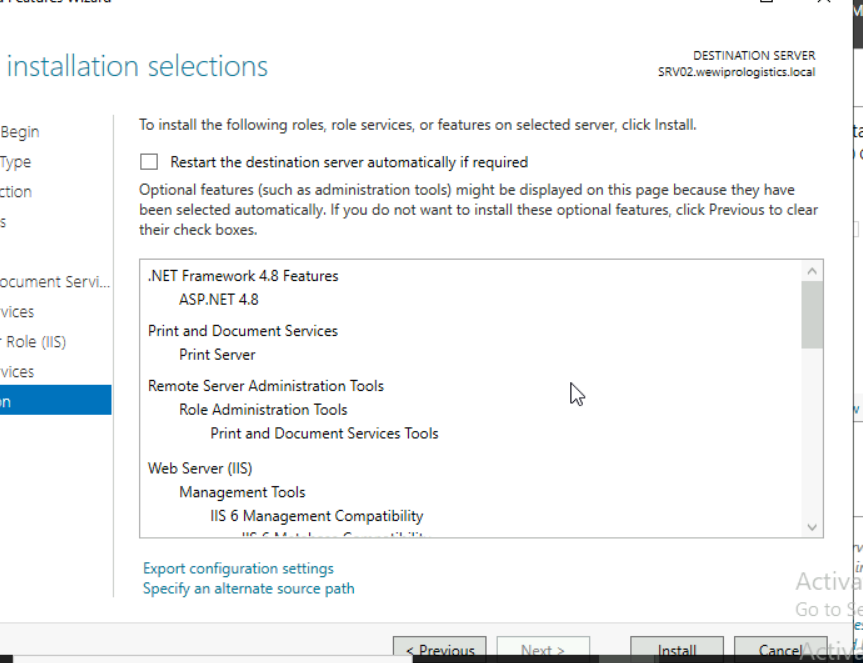 Print Management Console